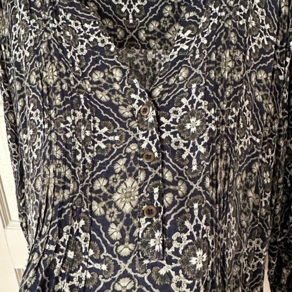 3/$20 💥 Westport Women's Paisley Floral Peasant Top Flowy V-Neck Boho Indie 3X - Picture 8 of 16